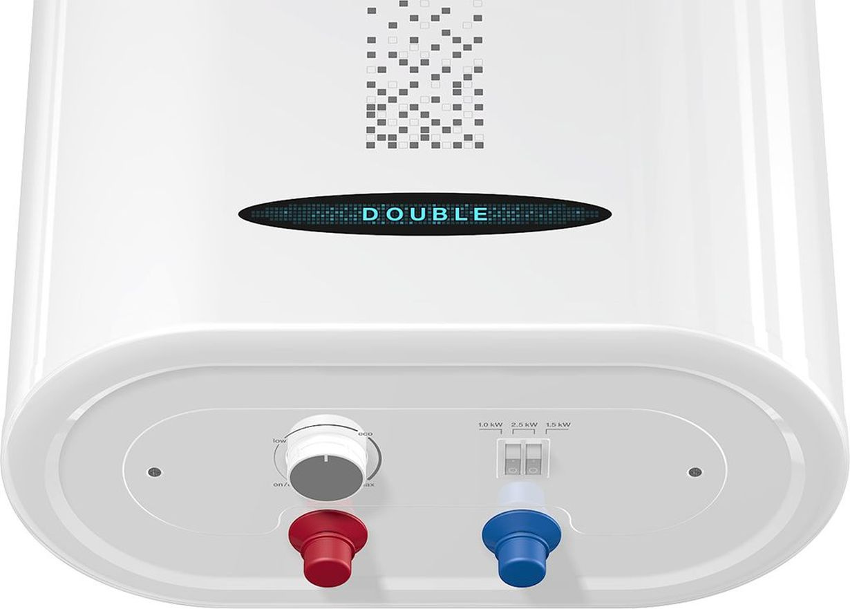 Водонагреватель Thermex Double 30 2.5кВт 30л электрический настенный/белый