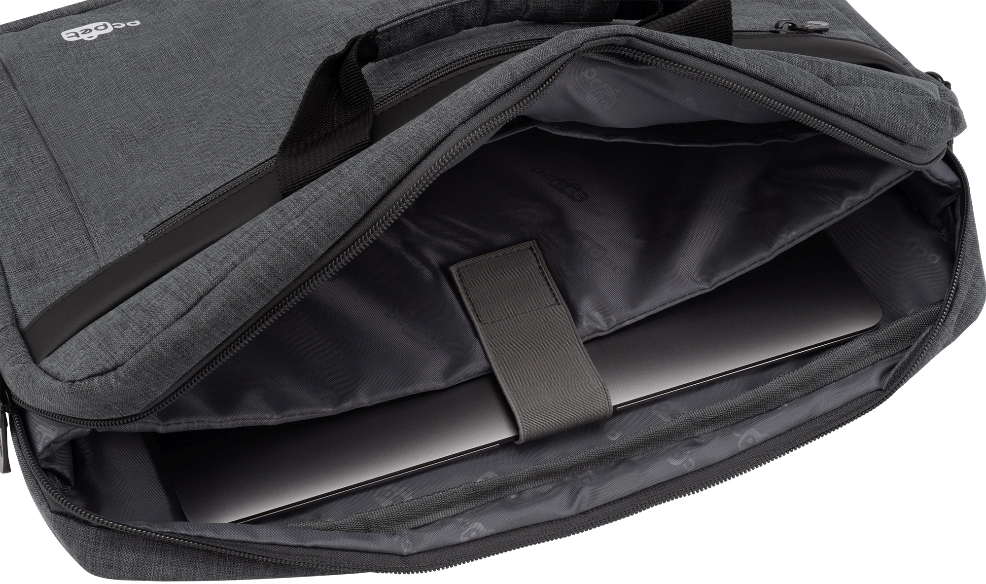Сумка для ноутбука 15.6" PC Pet PCP15B4GY темно-серый полиэстер