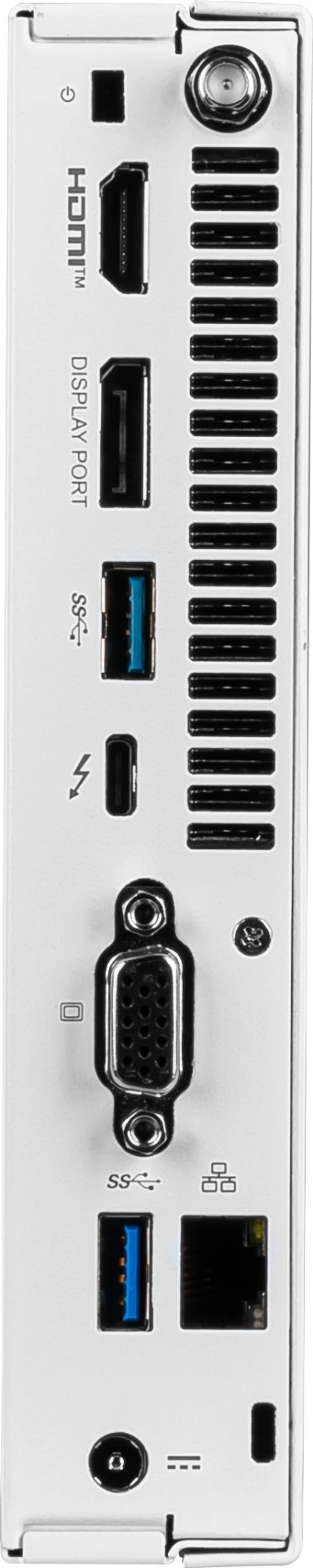 Неттоп MSI Pro DP10 13M-251RU i5 1340P (1.9) 16Gb SSD512Gb Iris Xe Windows 11 Pro 2.5xGbitEth WiFi BT 120W белый (9S6-B0A612-251)