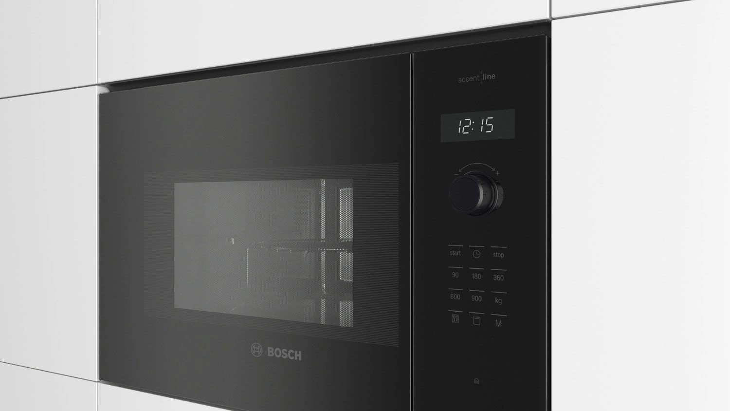 Микроволновая печь Bosch BEL454MB1F 25л. 900Вт черный (встраиваемая)