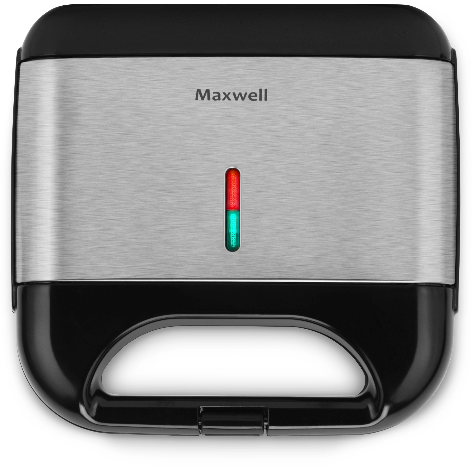 Сэндвичница Maxwell MW-1553 800Вт стальной/черный
