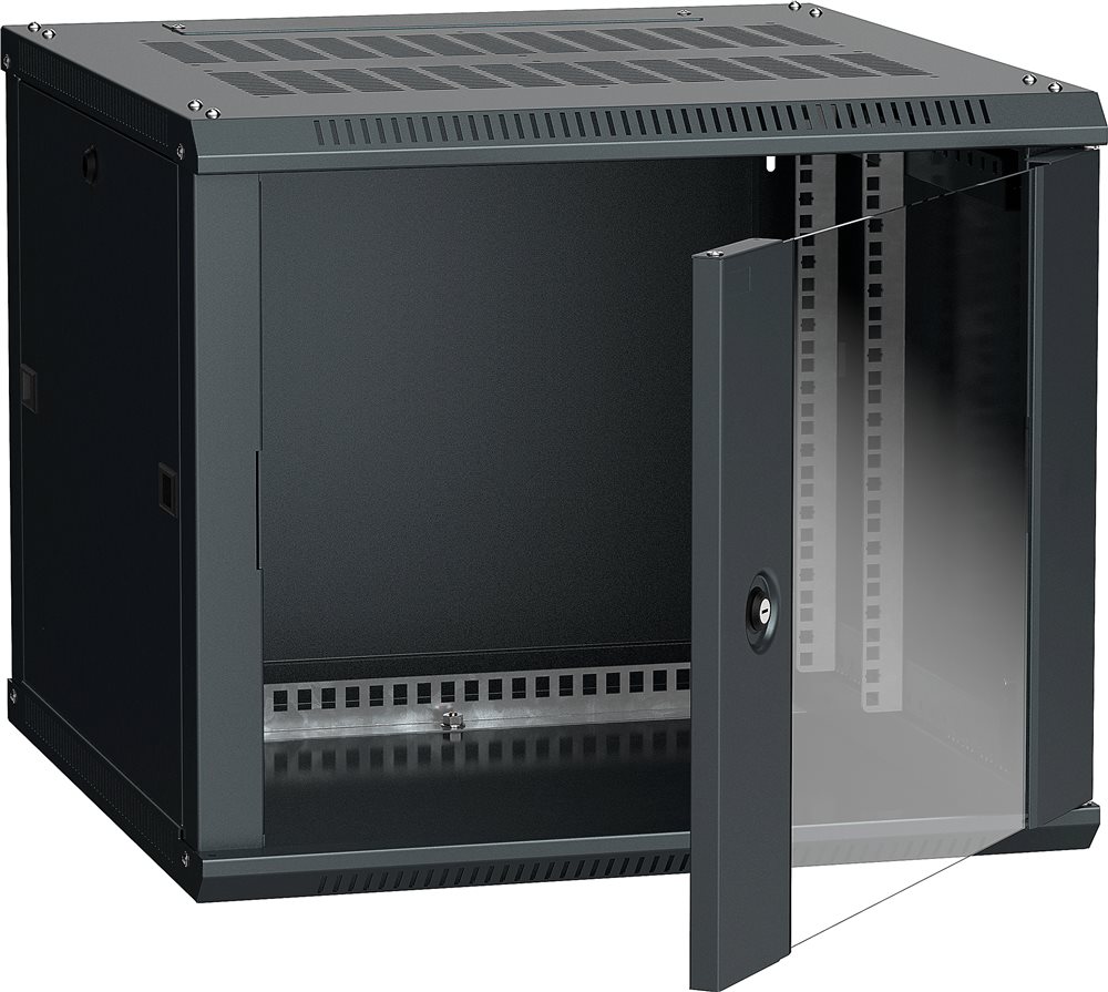 LWR5-06U66-GF - ITK Шкаф LINEA W 6U 600x600 мм дверь стекло, RAL9005