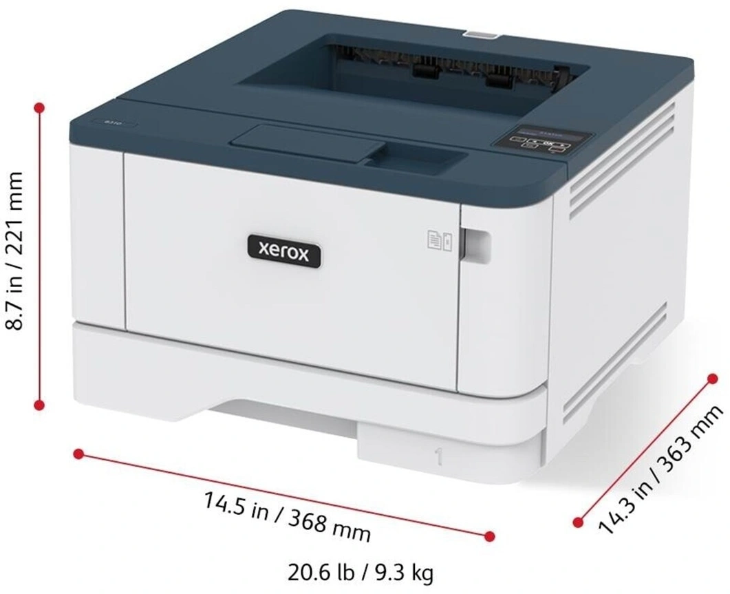 Принтер лазерный Xerox B310V_DNI A4 WiFi белый