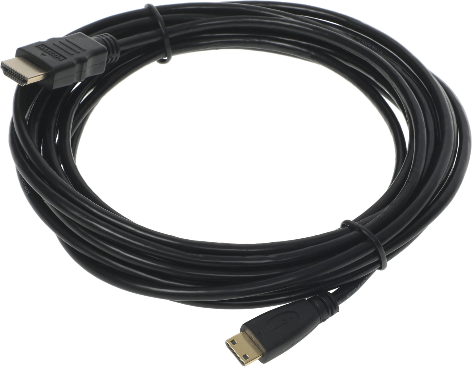 Кабель аудио-видео Buro mini-HDMI (m)/HDMI (m) 5м. черный (BHP-MINHDMI-5)