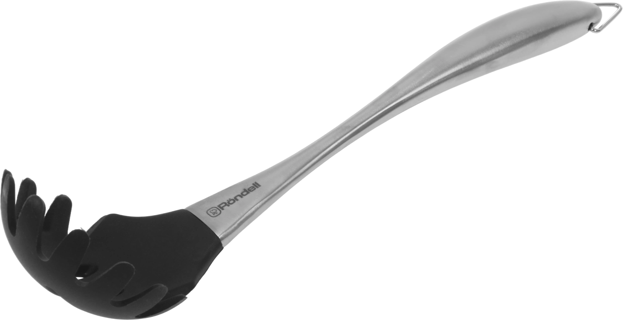 Ложка для спагетти Rondell Schick RD-639 черный/стальной упак.:картонная подложка