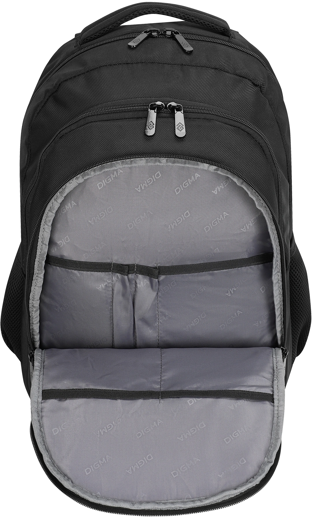 Рюкзак для ноутбука 15.6" Digma Stash S1 черный полиэстер (DGBP15S1BK)