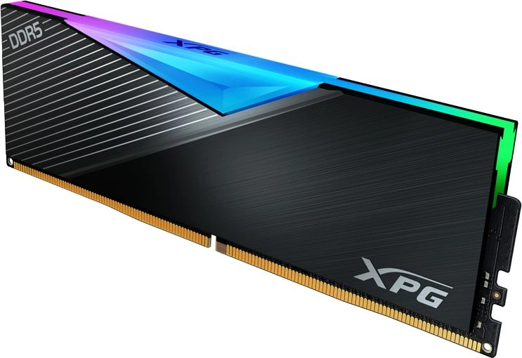 Память DDR5 2x16GB 6400MHz A-Data AX5U6400C3216G-DCLARBK XPG Lancer RGB RTL Gaming PC5-51200 CL32 DIMM 288-pin 1.35В kit dual rank с радиатором Ret