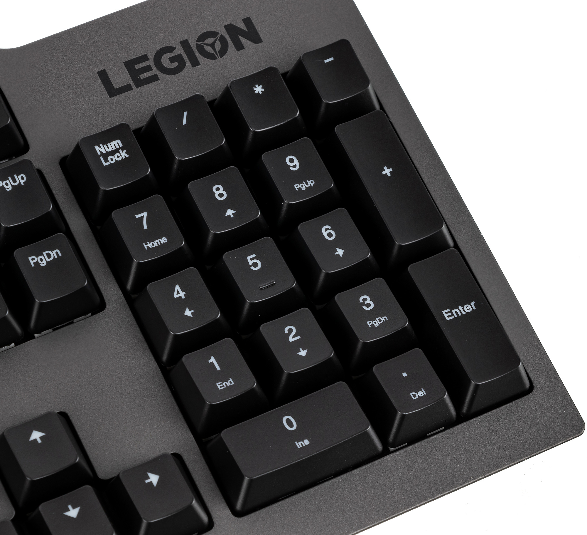 Клавиатура Lenovo K500 RGB механическая черный USB Multimedia for gamer LED (подставка для запястий) (GY40T26479) кабель 1.8м