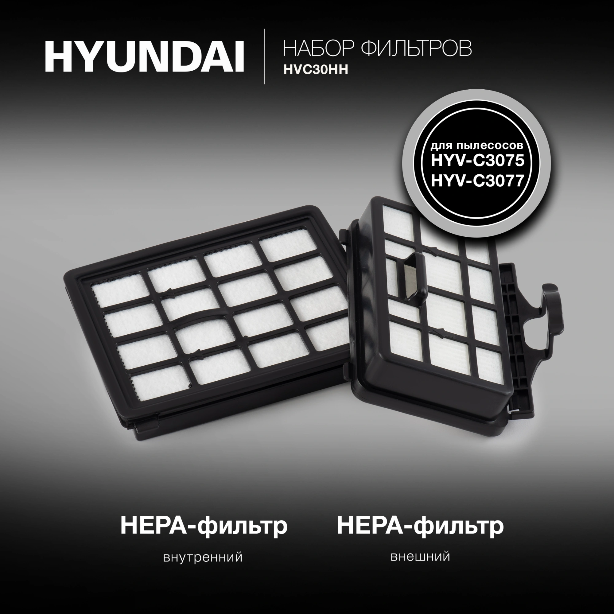 Набор фильтров Hyundai HVC30HH (2фильт.)