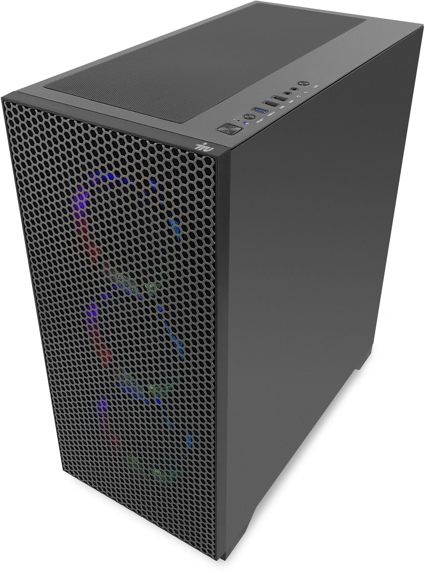 ПК IRU Tactio 520B6GP TWR Ryzen 5 7600X (4.7) 32Gb SSD1Tb RX 7600 8Gb без ОС GbitEth 650W черный (RUS) (2113270)