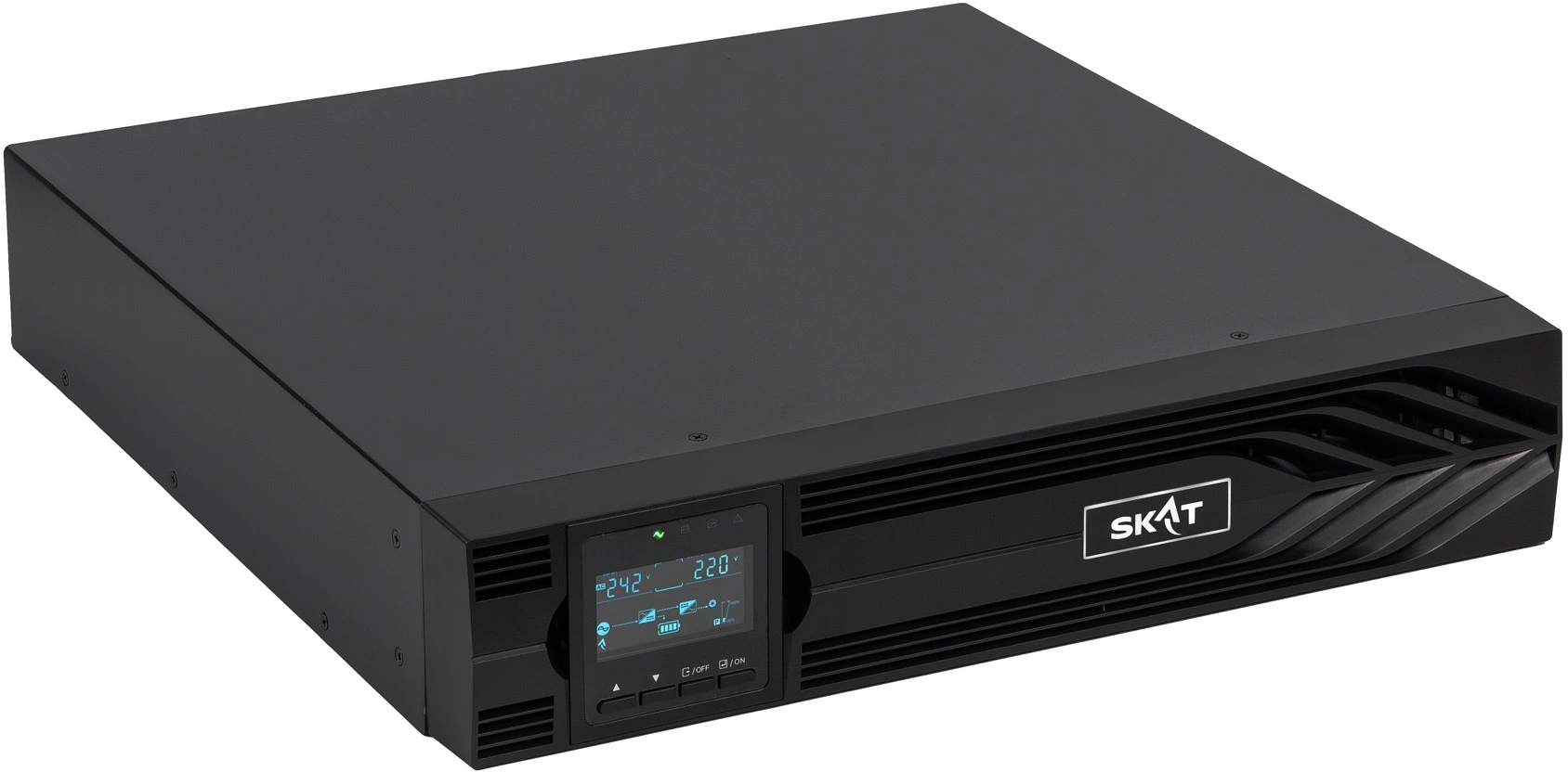 Источник бесперебойного питания Бастион 2000-Rack-ON-4X9-E P3 2000Вт 2000ВА черный