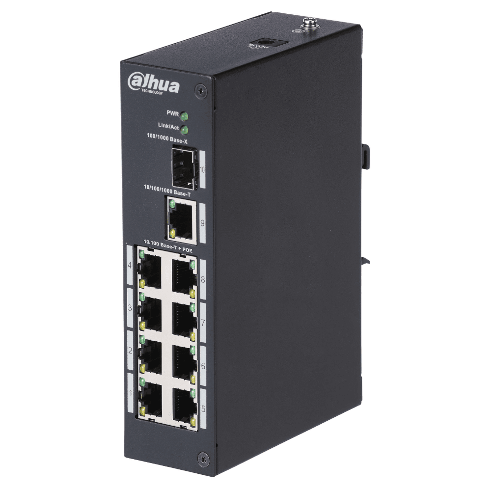 PoE DH-PFS3110-8T - 8-портовый неуправляемый коммутатор