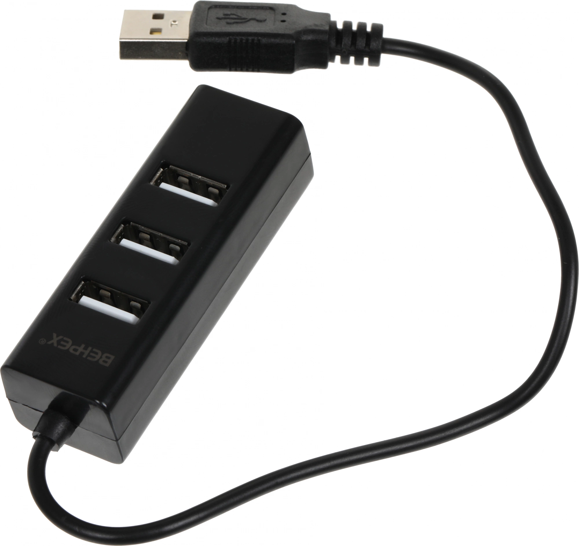 Разветвитель USB 2.0 BPH-1906 4порт. черный