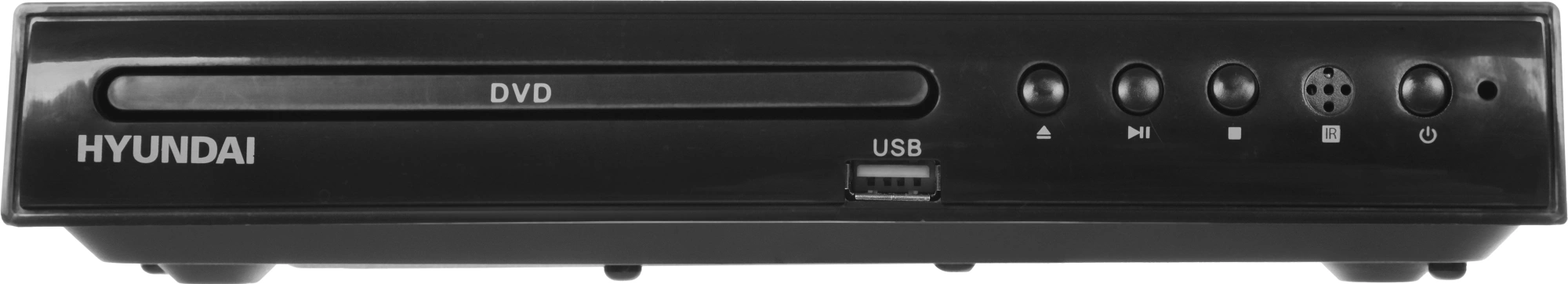 Плеер DVD Hyundai H-DVD100 черный ПДУ
