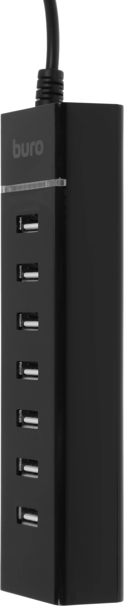 Разветвитель USB-C Buro BPH-C-P107 7порт. черный (BU-USBC-HUB-7U2)