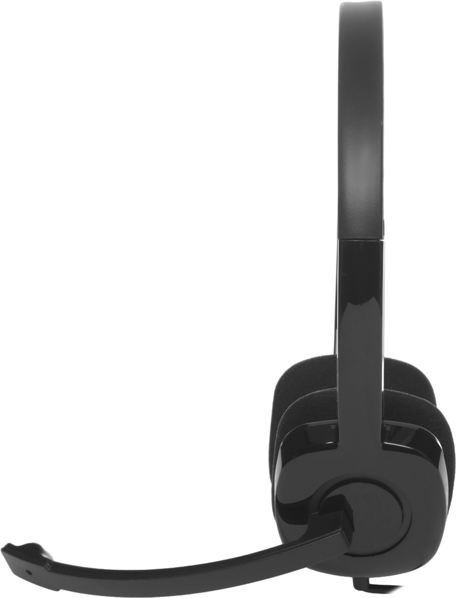 Наушники с микрофоном Logitech H151 черный 1.8м накладные оголовье (981-000590)