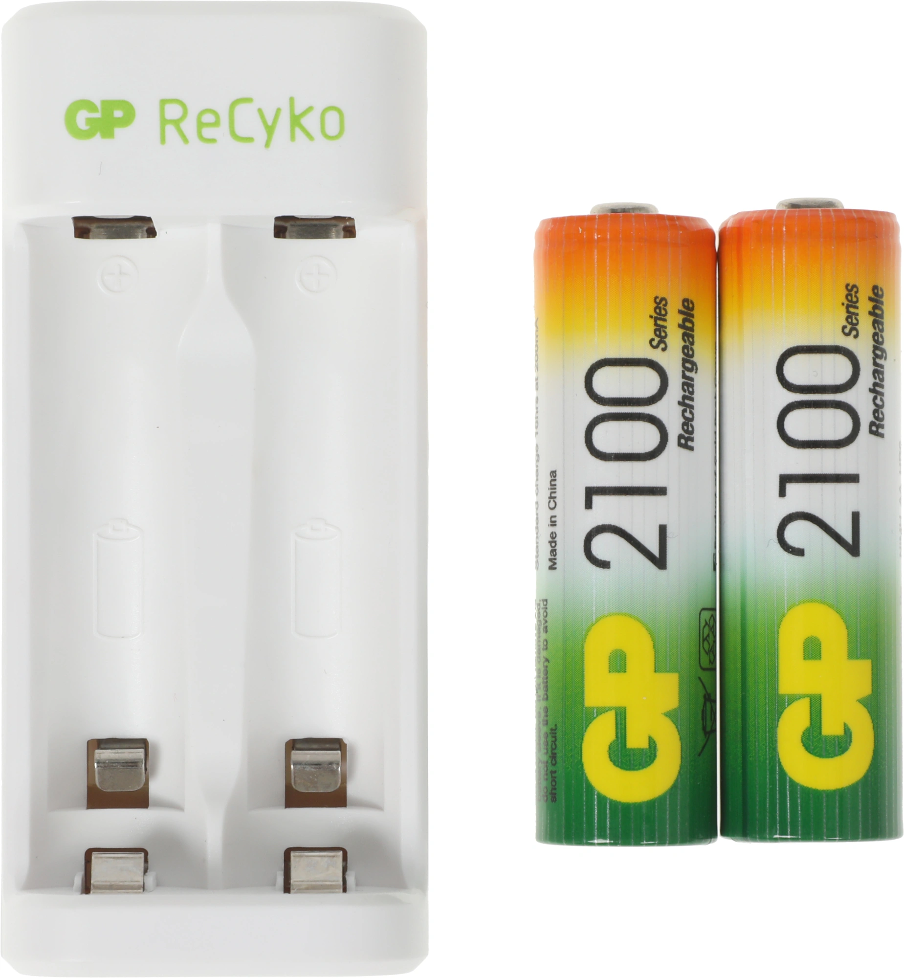 Зарядное устройство GP Rechargeable E211/210AAHCCS-2CR1 AA/AAA NiMH 2100mAh (2шт) блистер
