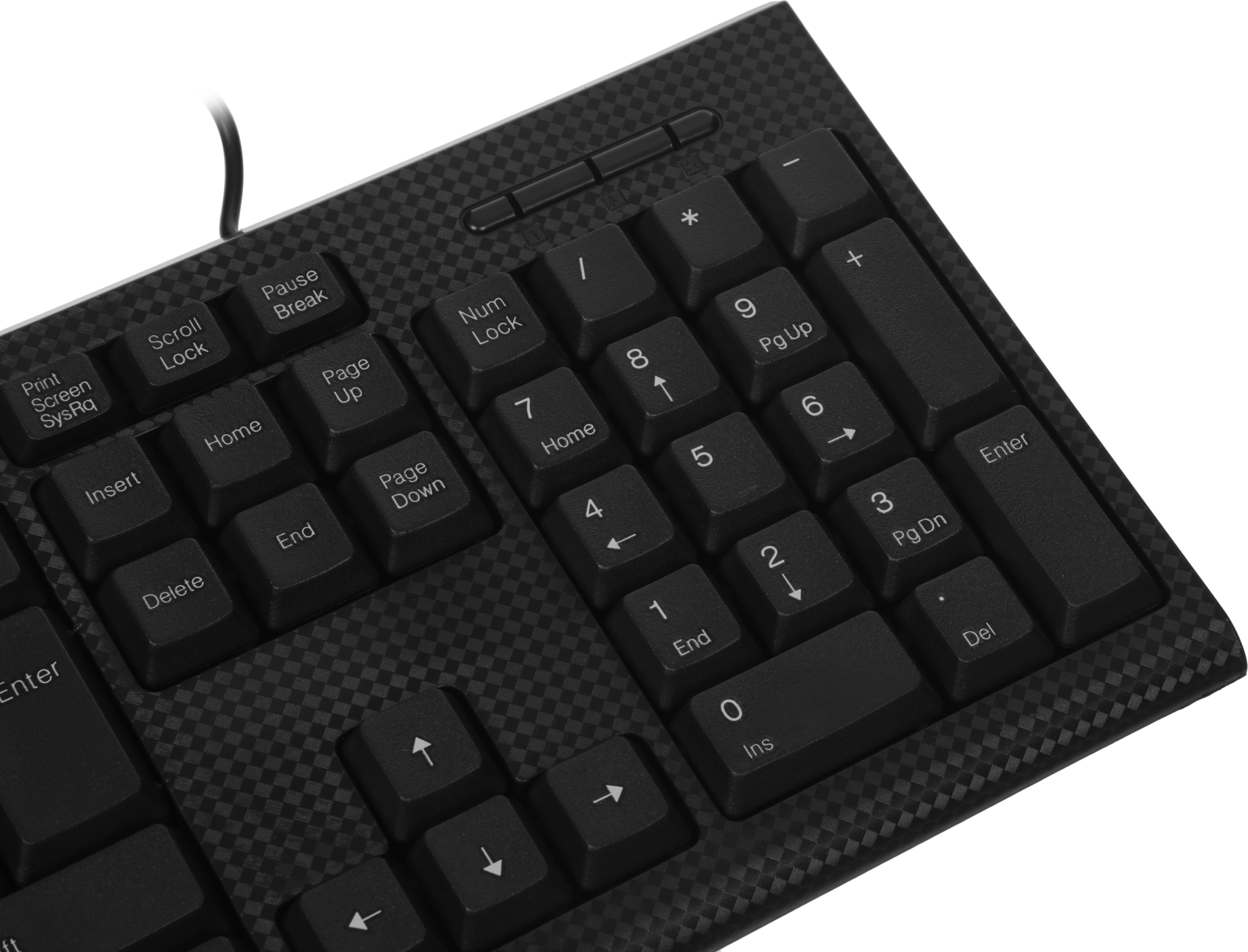 Клавиатура Оклик 120M черный USB (1083044)