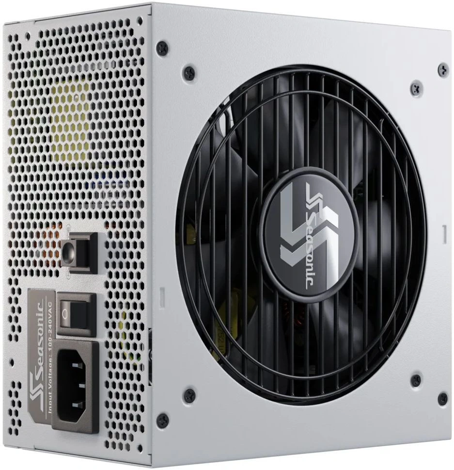 Блок питания Seasonic ATX 1000W Focus GX-1000 Gen.5 WHITE 80+ gold (20+4pin) APFC 135mm fan 8xSATA Cab Manag RTL