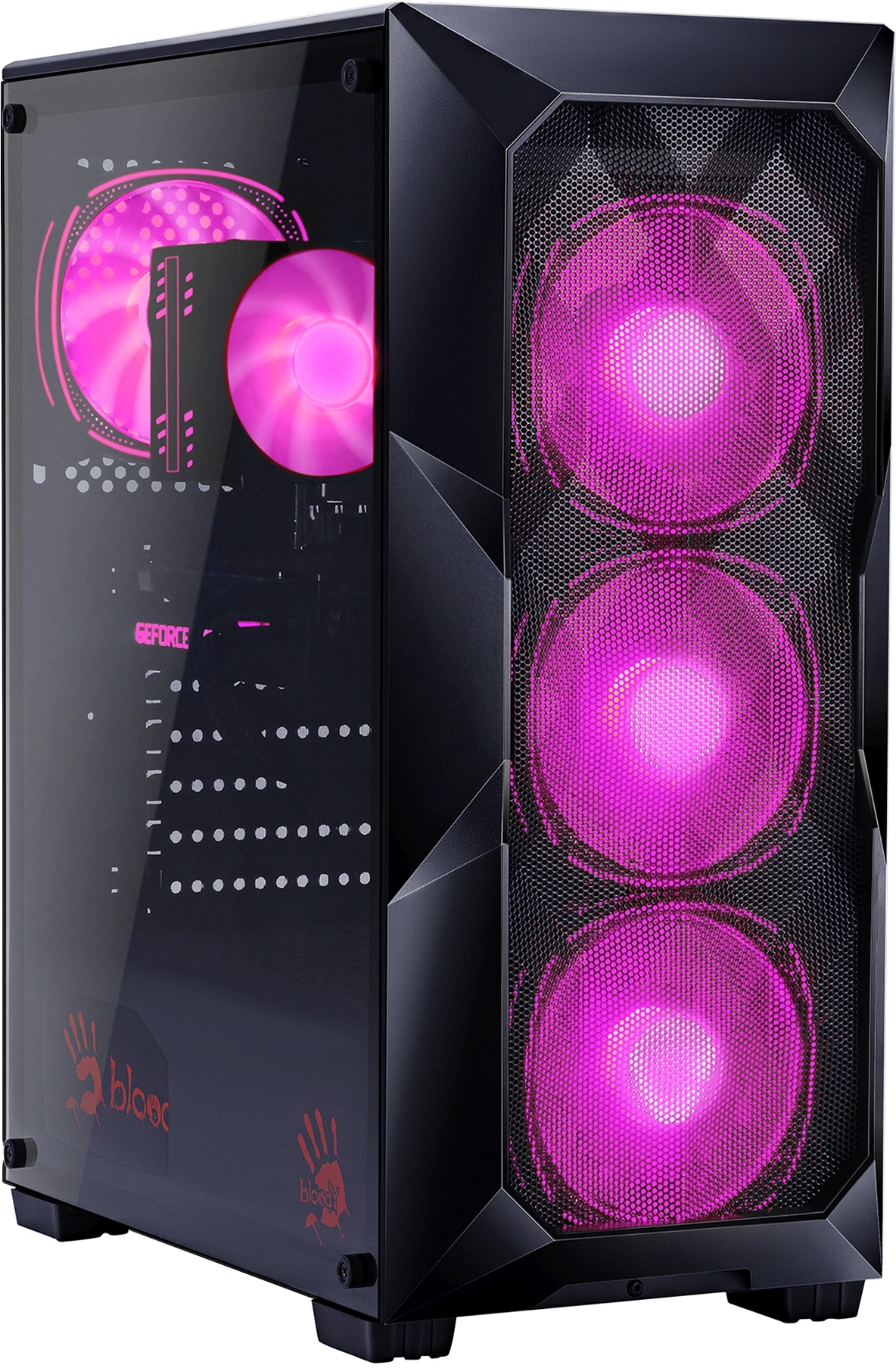 ПК Bloody BD-PC RB55C1 MT Ryzen 5 5600X (3.7) 32Gb SSD1Tb RTX4060 8Gb Windows 11 Home GbitEth 500W черный (RUS) (2107186)