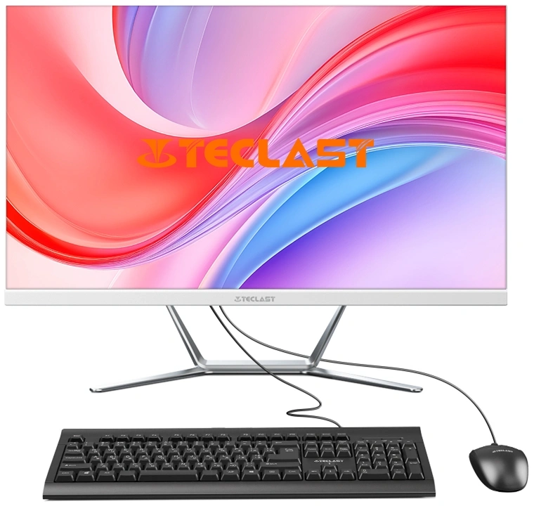 Моноблок Teclast K24 Air 23.8" Full HD i5 12600H (2.7) 32Gb SSD1Tb Iris Xe Windows 11 Pro GbitEth WiFi BT 120W клавиатура мышь белый 1920x1080