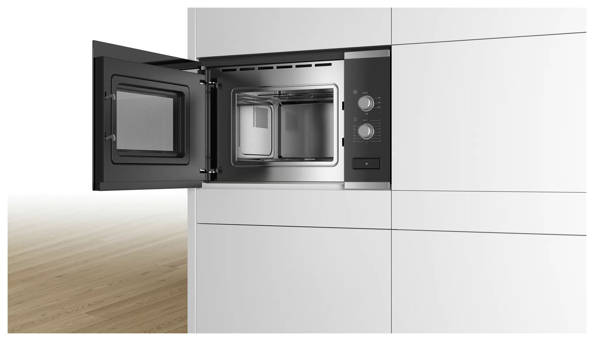 Микроволновая печь Bosch BFL520MS0 20л. 800Вт черный (встраиваемая)