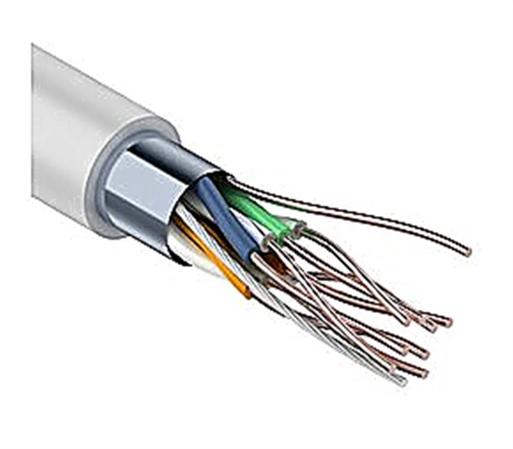 01-0142-3 - Кабель витая пара PROconnect FTP 4PR 24AWG, CCA, CAT5e, бухта 305 м