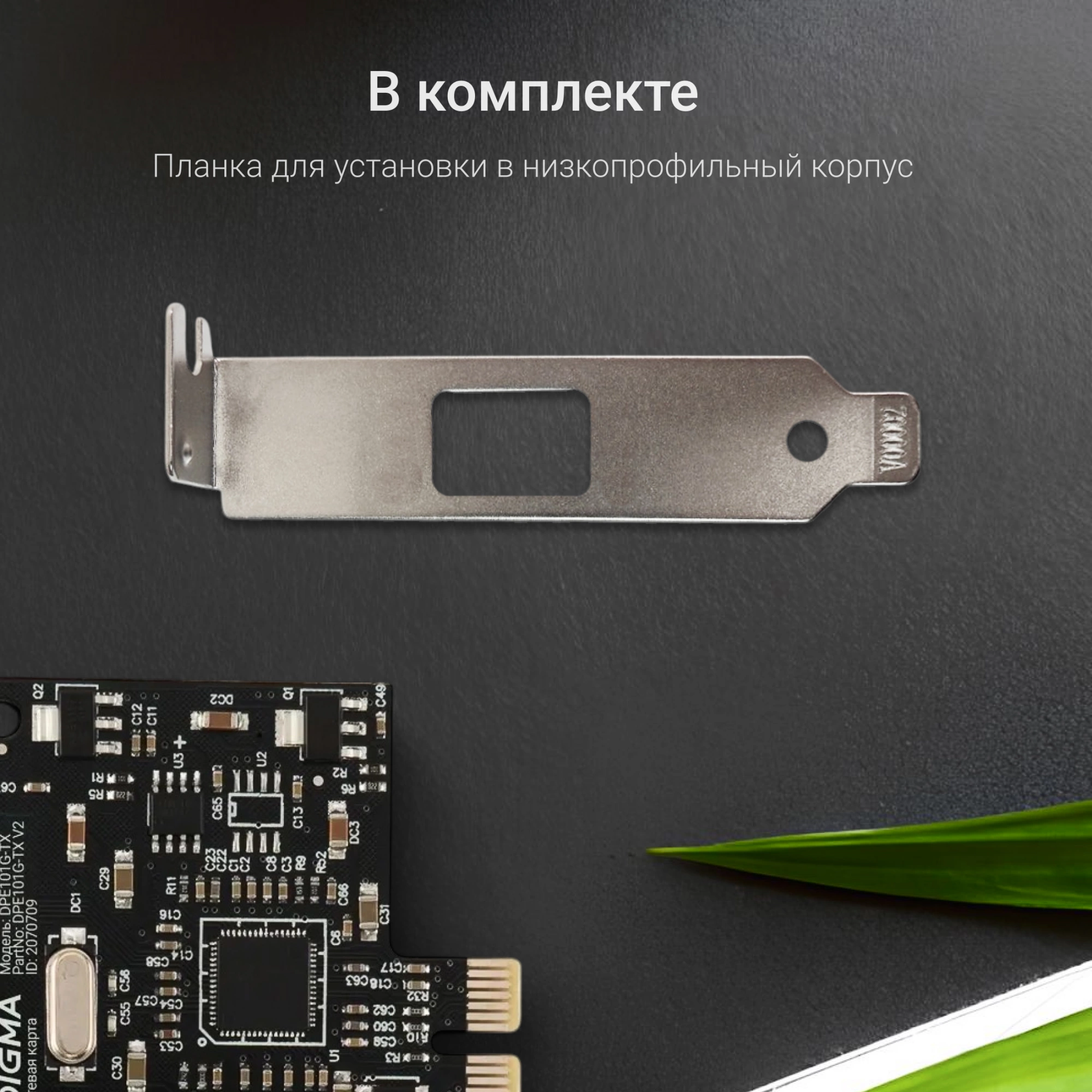 Сетевая карта Gigabit Ethernet Digma DPE101G-TX DPE101G-TX V2 PCI Express