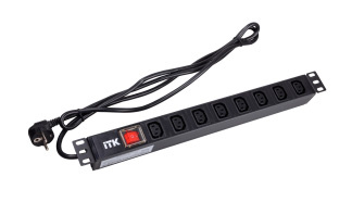 Блок распределения питания ITK PH12-8C131 гор.размещ. 8xC13 базовые 10A Schuko 2м