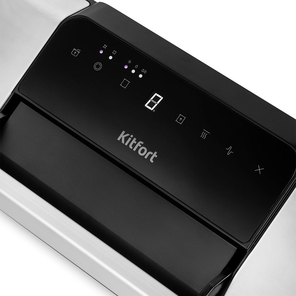 Вакуумный упаковщик Kitfort КТ-1532 130Вт 0.8Бар шир.пак.:30см черный/серебристый