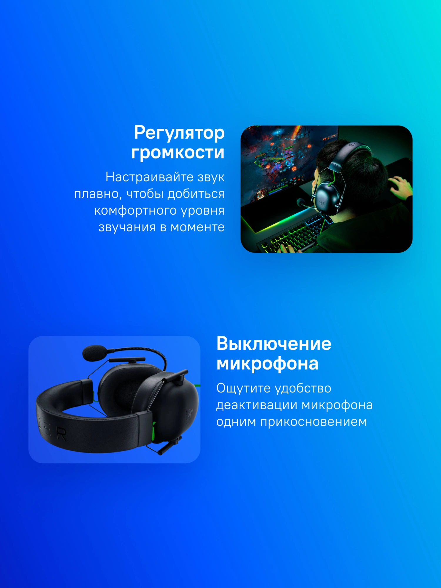 Наушники с микрофоном Razer Blackshark V2 X черный 1.3м мониторные оголовье (RZ04-03240100-R3M1)