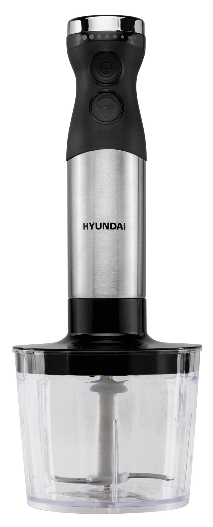 Блендер погружной Hyundai HYB-H3824 800Вт серебристый/черный