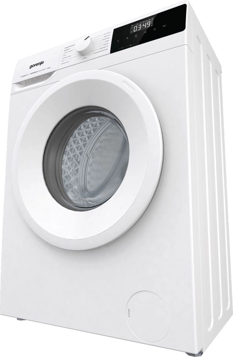 Стиральная машина Gorenje WNHPI84AS/R класс: A загр.фронтальная макс.:8кг белый инвертор