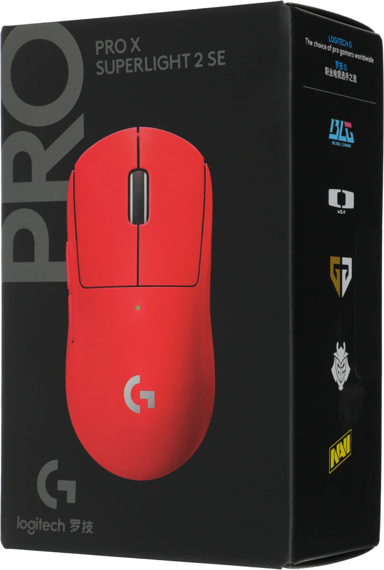 Мышь Logitech G Pro X Superlight 2 SE красный оптическая 44000dpi беспров. USB-C 4but (910-007474)
