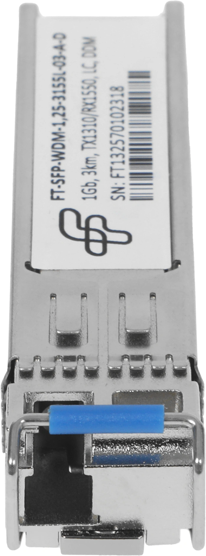 Трансивер Future Technologies FT-SFP-WDM-1,25-3155L-03-A-D SFP WDM SM Tx:1310нм Rx:1550нм до 3км