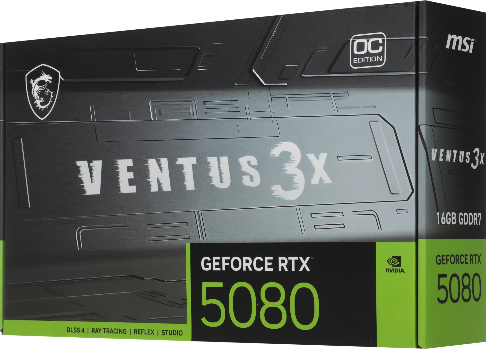 Видеокарта MSI PCI-E 5.0 RTX 5080 16G VENTUS 3X OC PLUS NVIDIA GeForce RTX 5080 16Gb 256bit GDDR7 2640/30000 HDMIx1 DPx3 HDCP Ret