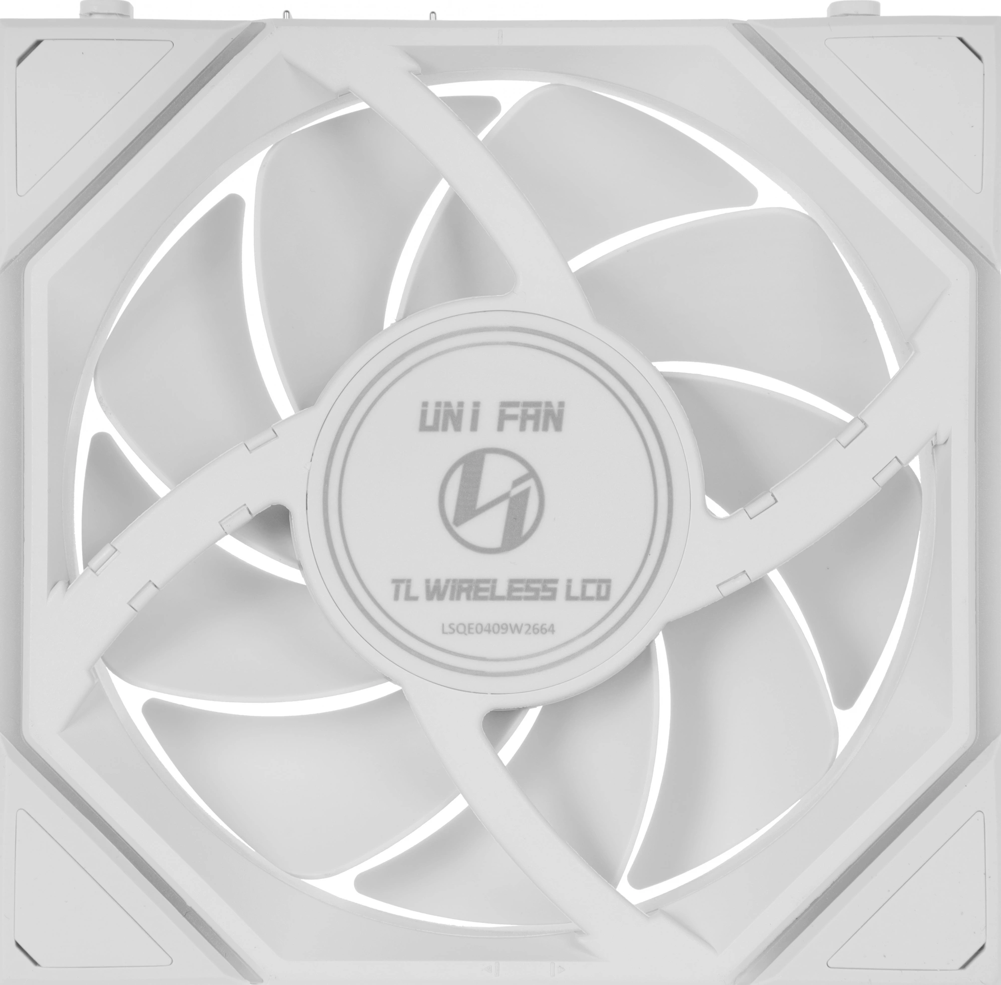 Вентилятор для корпуса Lian-Li Uni Fan TL Wireless LCD 120 LCD ARGB 120х124x28 белый 4-pin 27дБ (G99.12TLLCD1W1W.R0) Ret