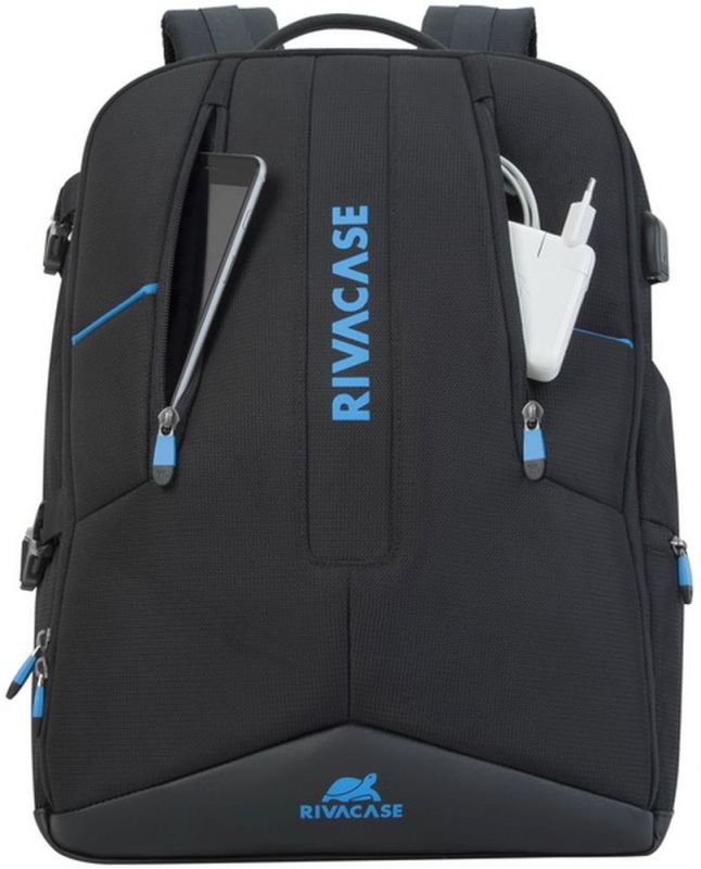 Рюкзак для ноутбука 17.3" Riva 7860 черный полиэстер (7860 BLACK)