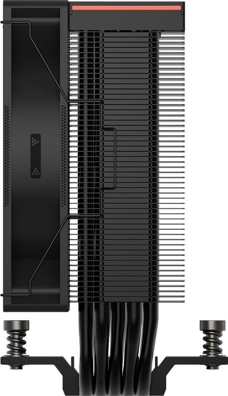 Устройство охлаждения(кулер) PcCooler RT500 Digital BK ARGB Soc-AM5/AM4/1200/1700/1851 черный 4-pin 34.9dB Al+Cu LCD 245W Ret (RT500-BKAWYL-GL)