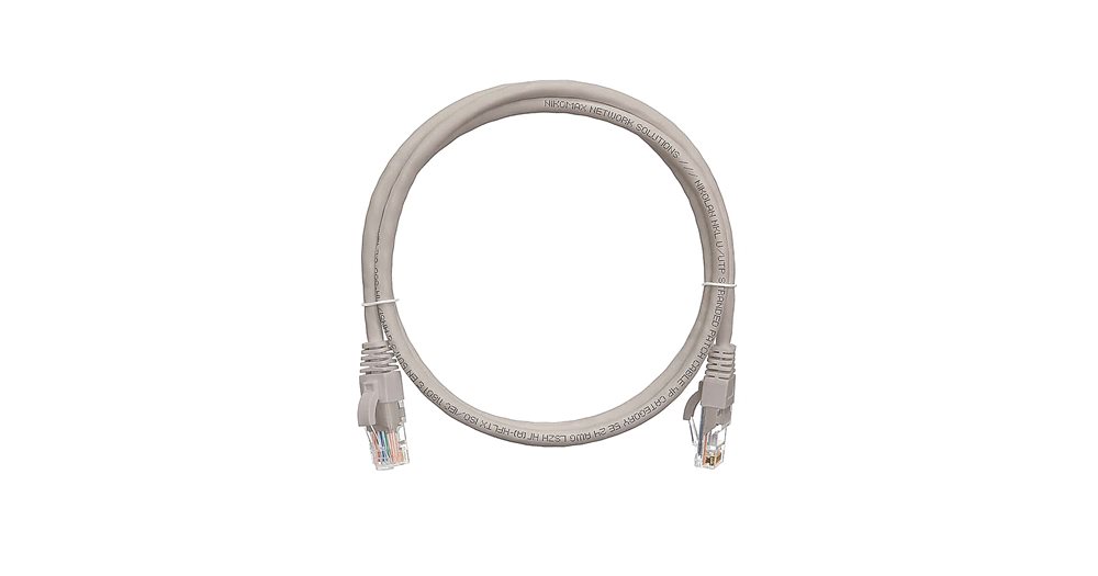 NMC-PC4UD55B-010-C-GY Коммутационный шнур NIKOMAX U/UTP 4 пары, Кат.5е (Класс D)