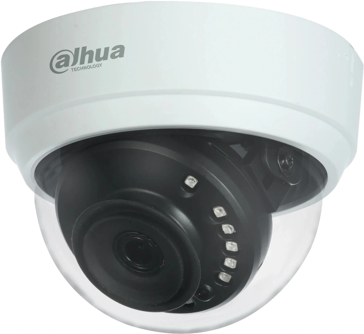 Камера видеонаблюдения аналоговая Dahua DH-HAC-D1A21P-0360B 3.6-3.6мм HD-CVI HD-TVI цв. корп.:белый