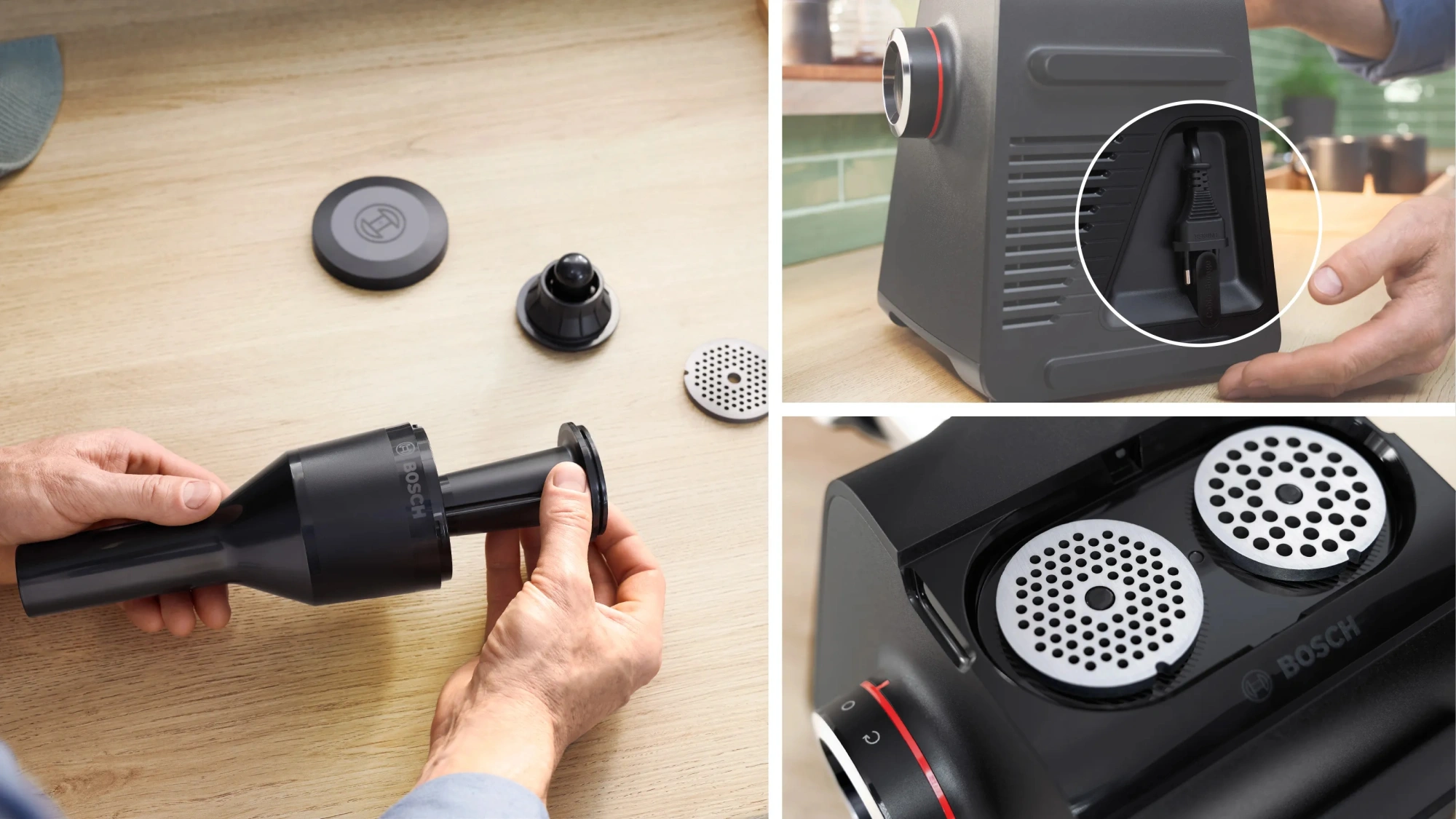 Мясорубка Bosch MFWS640B 2100Вт черный