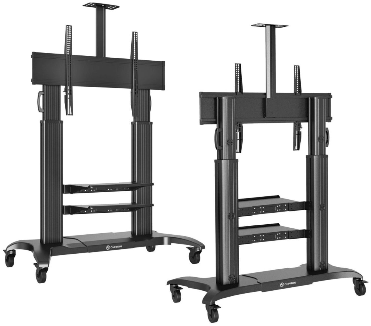 Подставка для телевизора Onkron TS2811 черный 60"-100" макс.136.4кг напольный мобильный