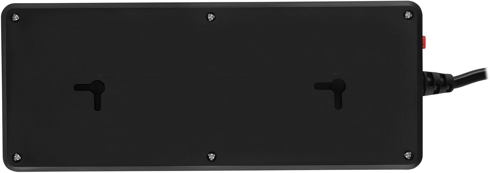 Сетевой фильтр Buro 800SH-3-B 3м (8 розеток) черный (коробка)