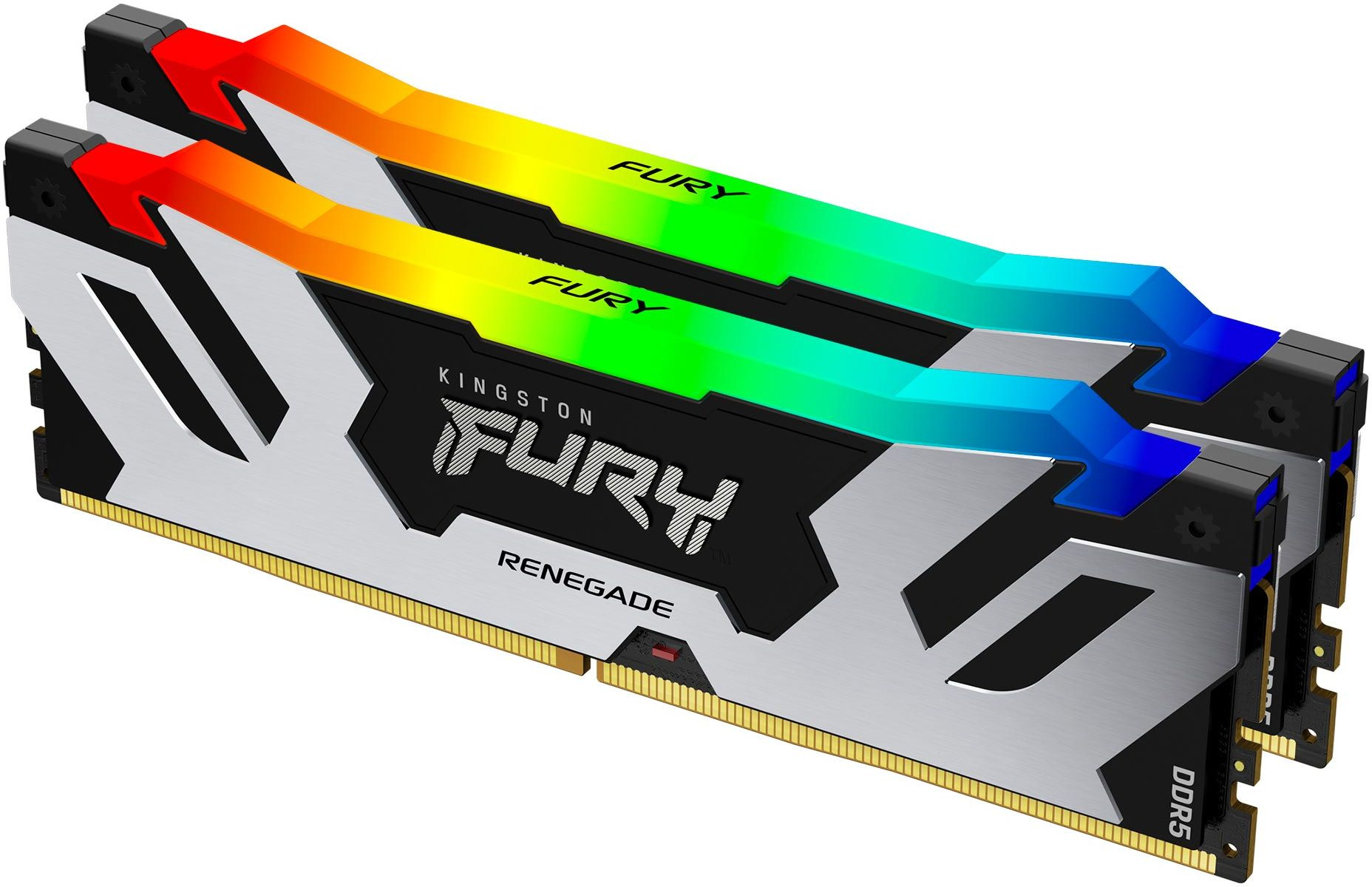 Память DDR5 2x48GB 6000MHz Kingston KF560C32RSAK2-96 Fury Renegade XMP RGB RTL Gaming PC5-48000 CL32 DIMM 288-pin 1.35В single rank с радиатором Ret