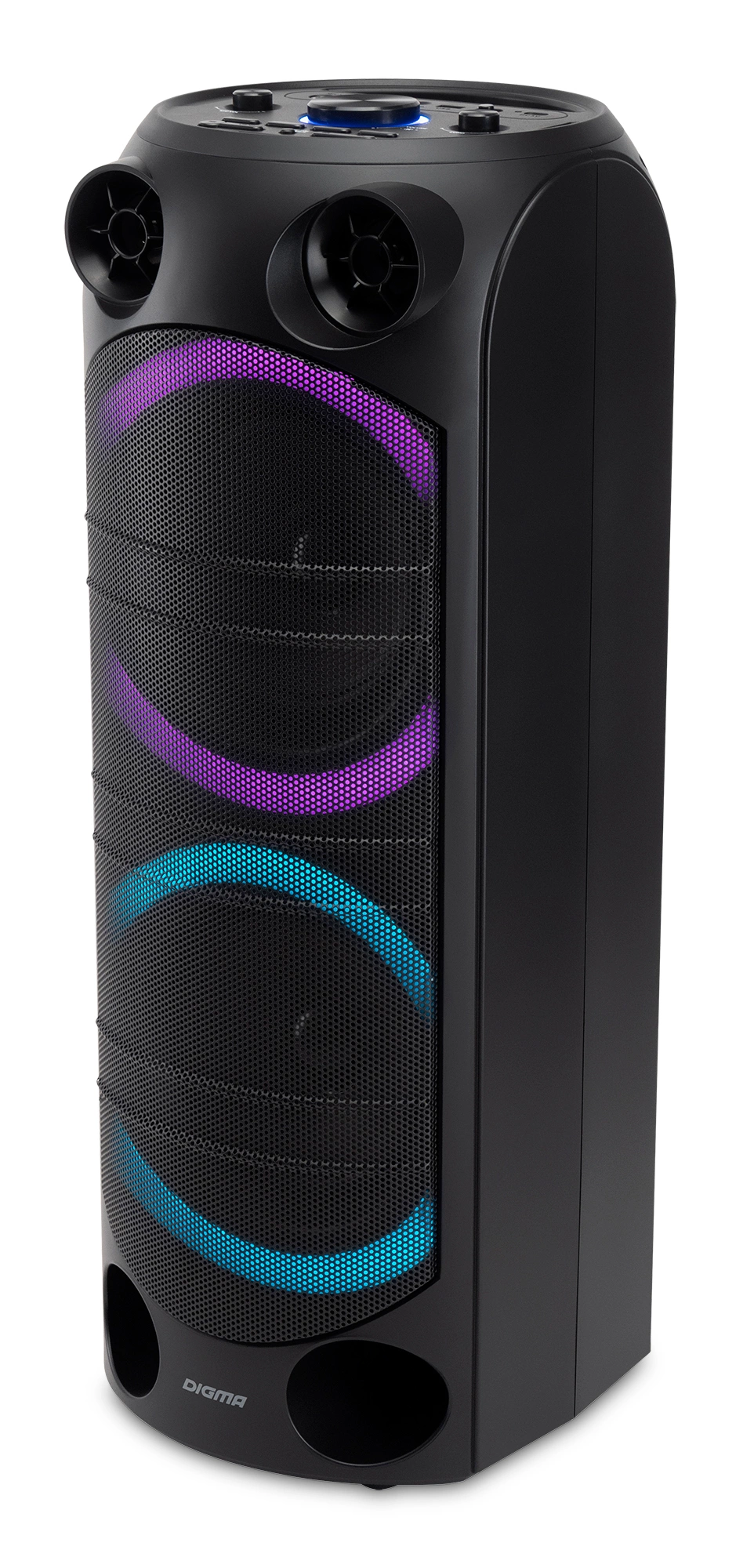 Минисистема Digma D-MC1720 черный 80Вт FM USB BT micro SD