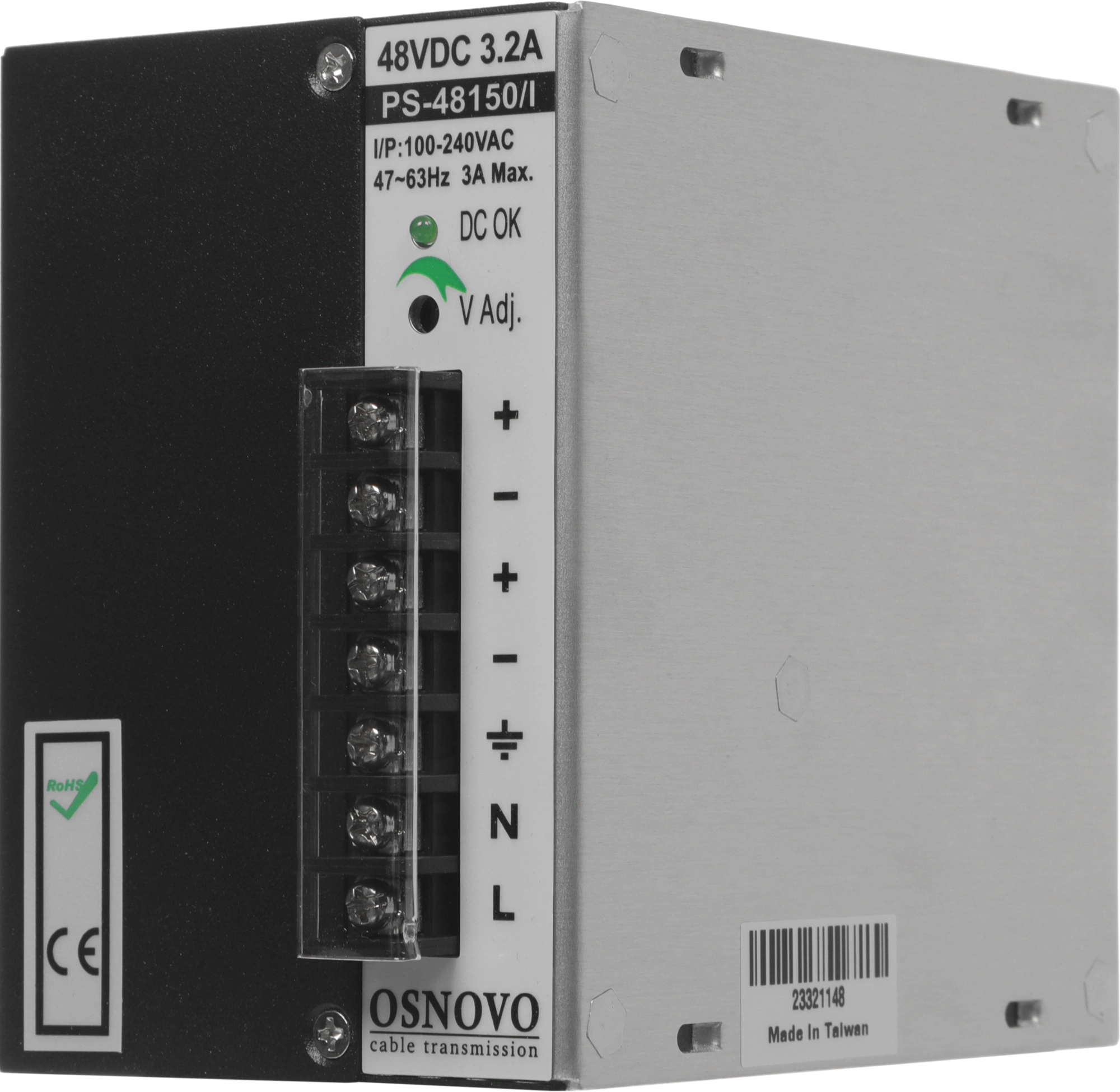 Блок питания AC/DC Osnovo PS-48150/I 45В 53В 150Вт