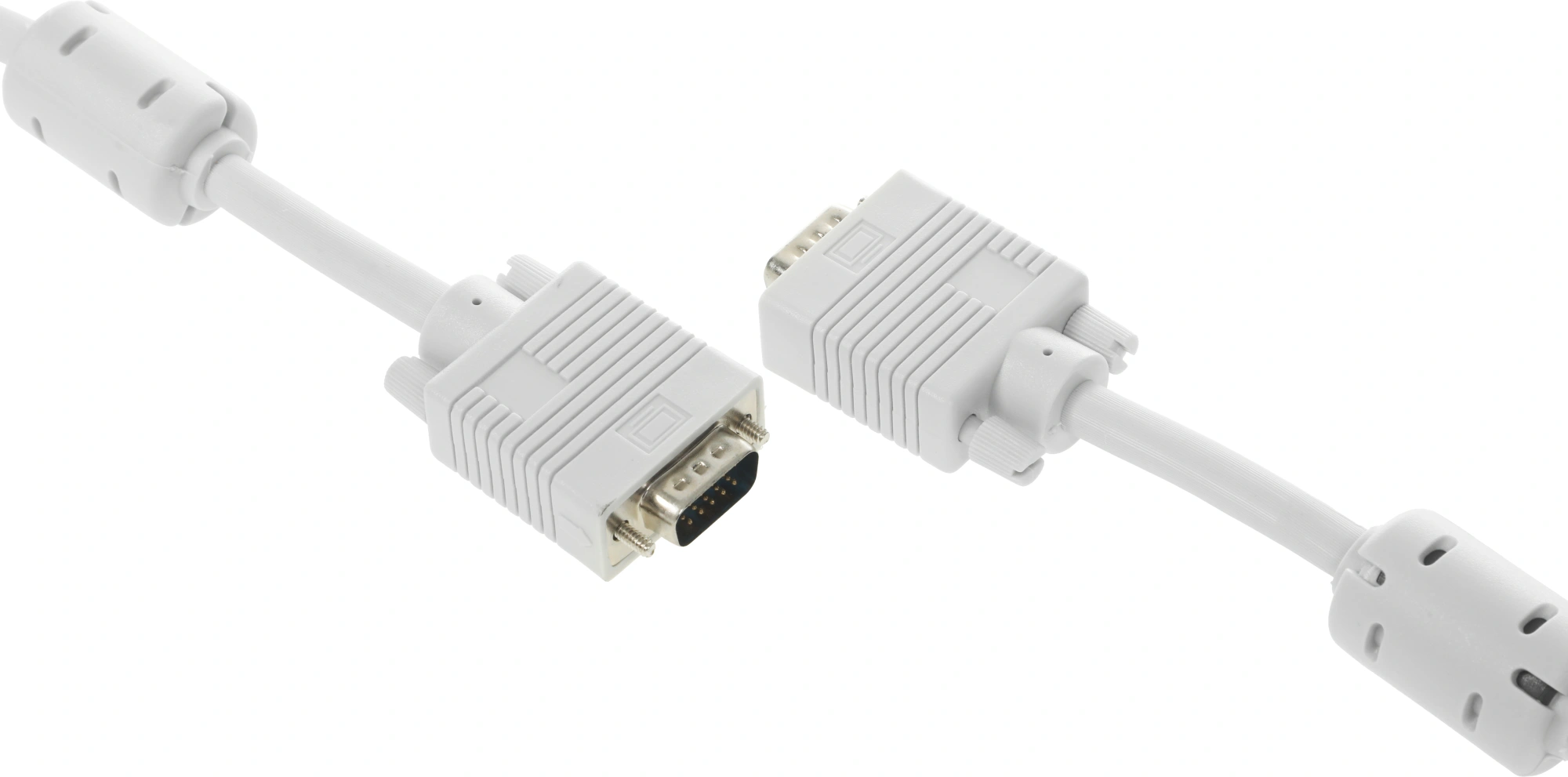 Кабель Buro CAB016S-10 VGA (m) VGA (m) 3м феррит.кольца серый