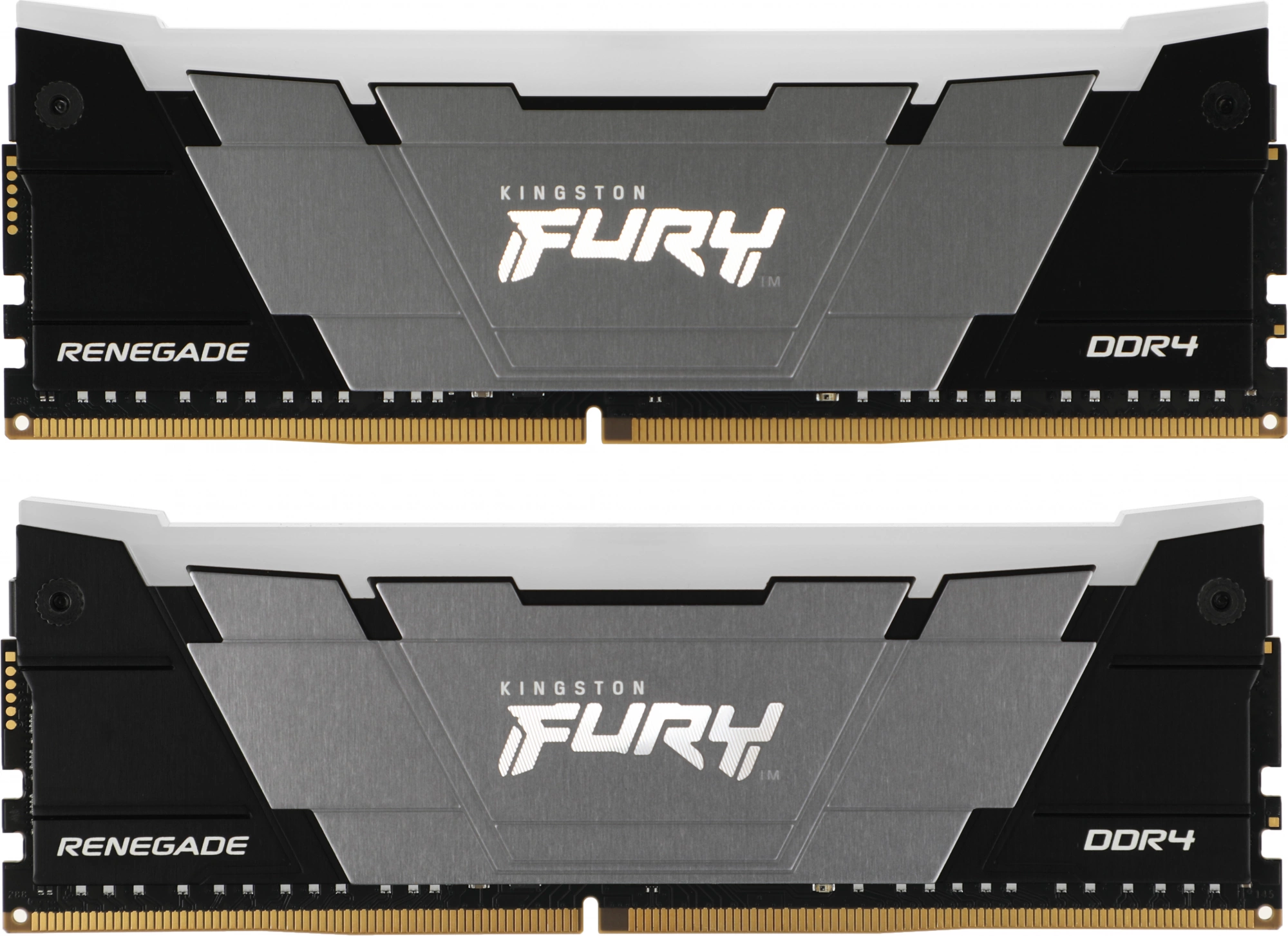 Память DDR4 2x8GB 4266MHz Kingston KF442C19RB2AK2/16 Fury Renegade RGB RTL Gaming PC4-34100 CL19 DIMM 288-pin 1.4В kit single rank с радиатором Ret
