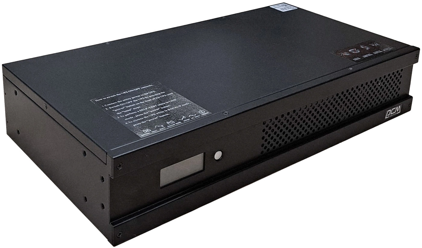 Источник бесперебойного питания Powercom Infinity INF-1500AP RM (3U) 1050Вт 1500ВА черный без батареи